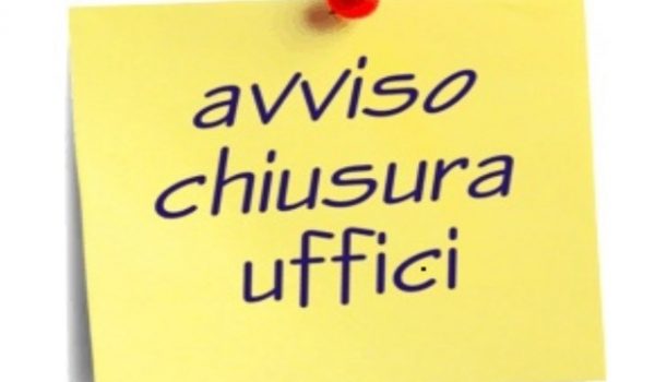 Avviso Chiusura Uffici