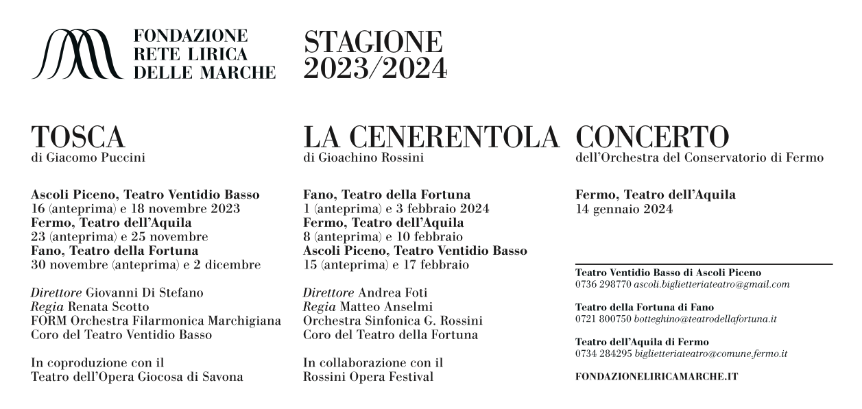 Programma Fondazione lirica Marche