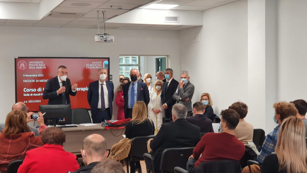 Il benvenuto alle matricole del nuovo corso di Fisioterapia ad Ascoli