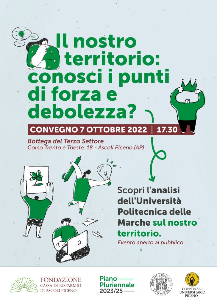 Convegno 7 ottobre ore 17:30 – punti di forza e debolezza del territorio piceno