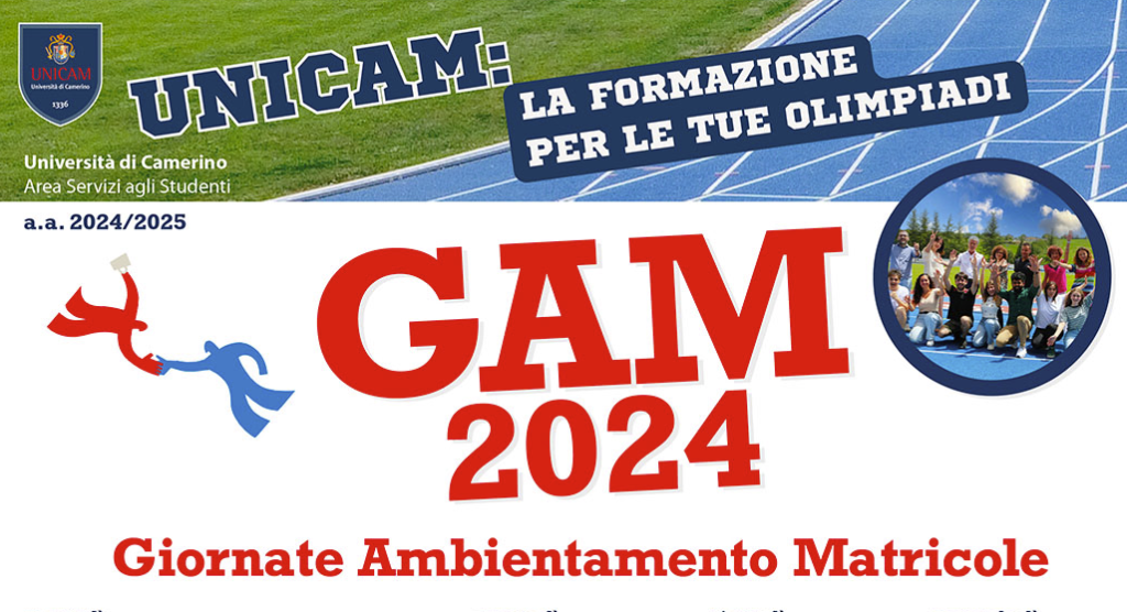 GAM 2024 – Giornate ambientamento matricole