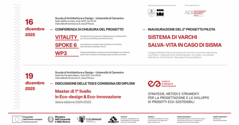 Conferenza di chiusura progetto Vitality