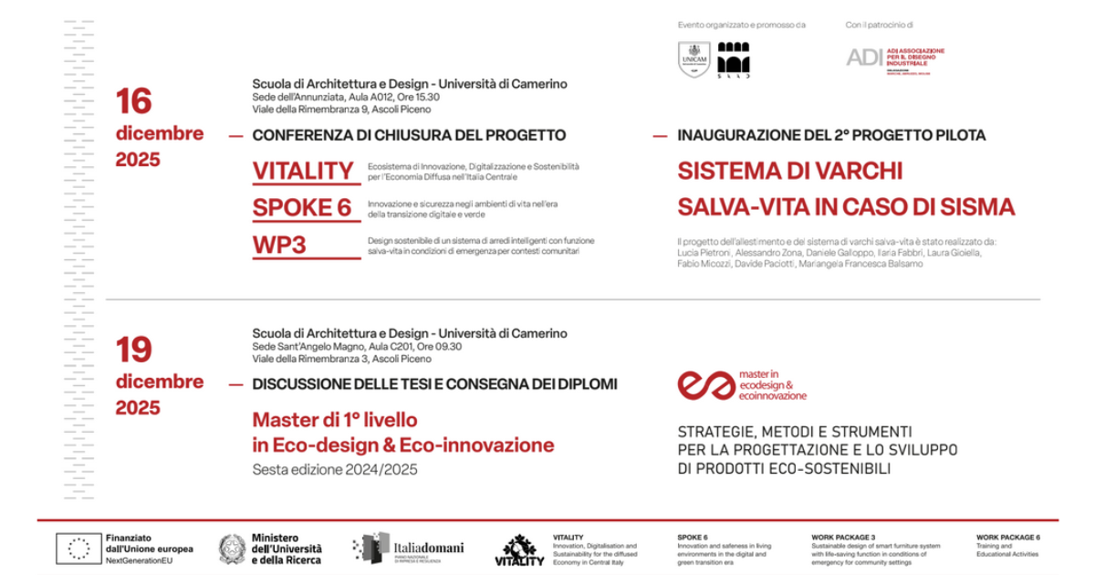 Conferenza di chiusura progetto Vitality