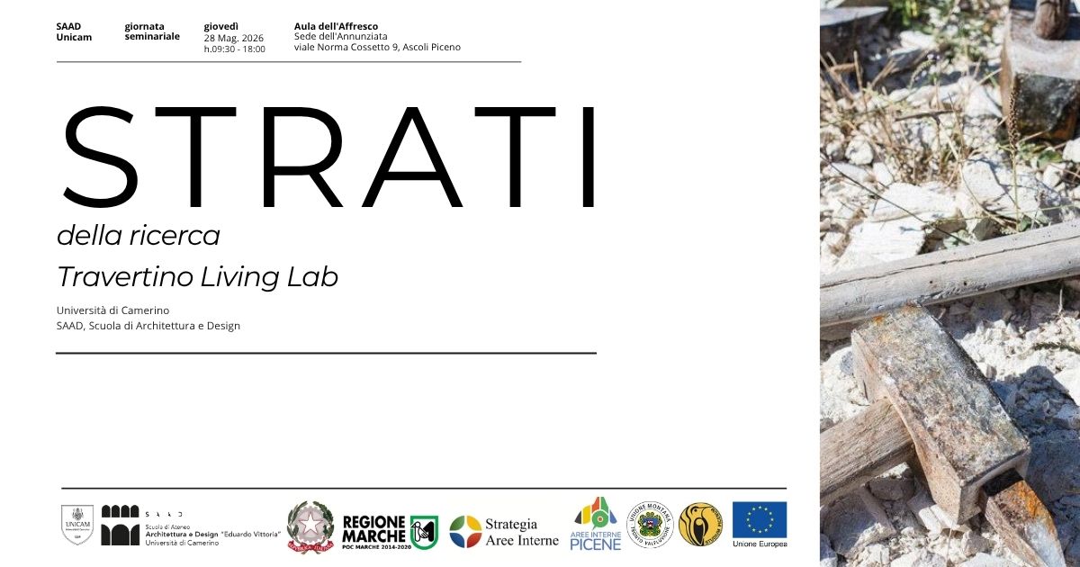 Giornata seminariale organizzata all’interno della ricerca Travertino Living Lab